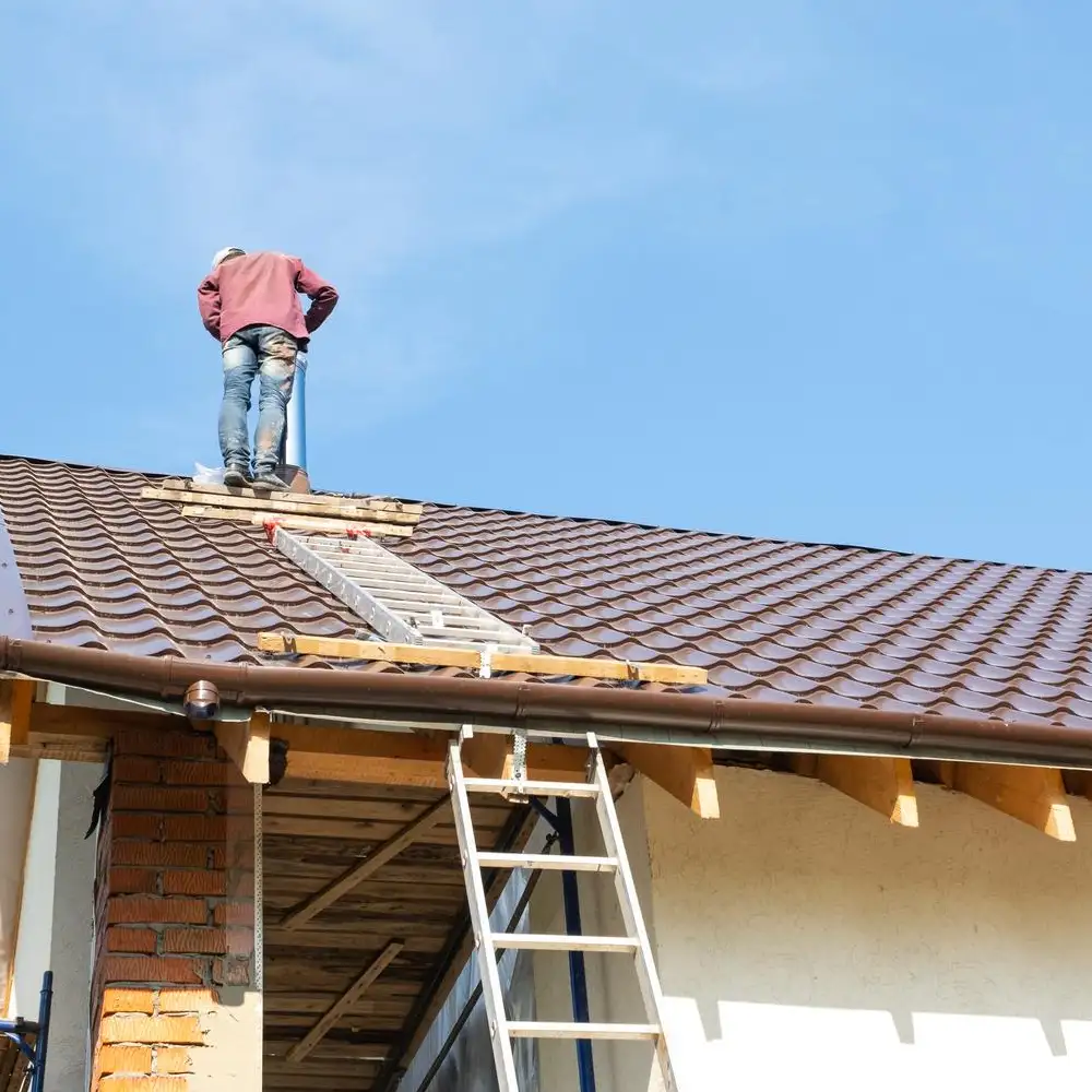 Petites réparations sur toiture